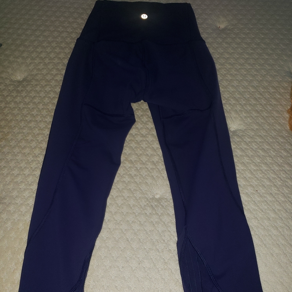 Mesh cropped leggings